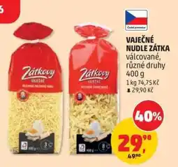 Penny Market VAJEČNÉ NUDLE ZÁTKA nabídka