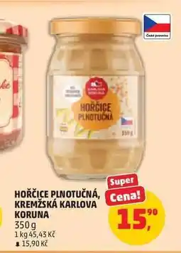 Penny Market Hořčice plnotučná, kremžská Karlova Koruna nabídka