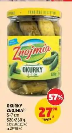 Penny Market Okurky Znojmia nabídka