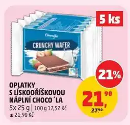 Penny Market Oplatky s lískooříškovou náplní Choco 'la nabídka