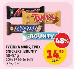 Penny Market Tyčinka Mars, Twix, Snickers, Bounty nabídka