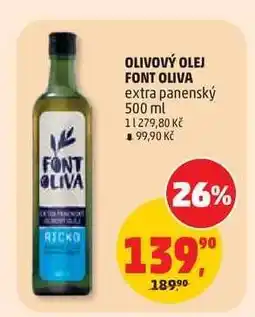 Penny Market OLIVOVÝ OLEJ FONT OLIVA nabídka