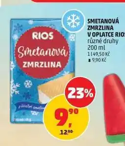 Penny Market SMETANOVÁ ZMRZLINA V OPLATCE RIO nabídka