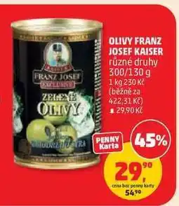 Penny Market OLIVY FRANZ JOSEF KAISER nabídka