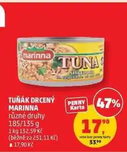 Penny Market TUŇÁK DRCENÝ MARINNA nabídka