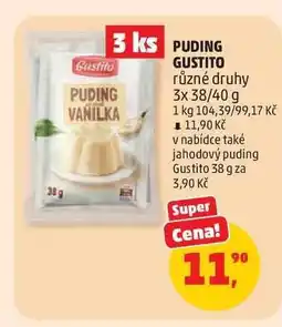 Penny Market PUDING GUSTITO nabídka