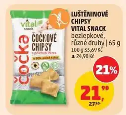 Penny Market LUŠTĚNINOVÉ CHIPSY VITAL SNACK nabídka