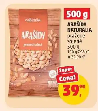 Penny Market ARAŠÍDY NATURALIA pražené solené nabídka