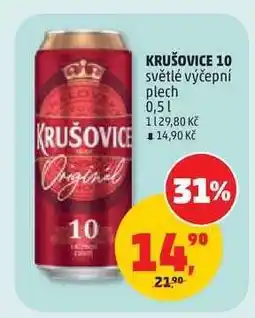 Penny Market KRUŠOVICE 10 světlé výčepní plech nabídka