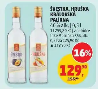 Penny Market ŠVESTKA, HRUŠKA KRÁLOVSKÁ PALÍRNA nabídka