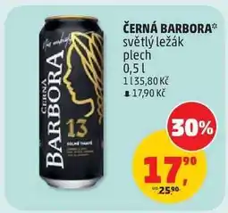 Penny Market ČERNÁ BARBORA světlý ležák nabídka