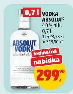 Penny Market Vodka Absolut nabídka