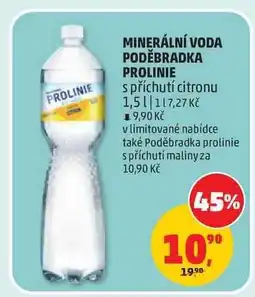 Penny Market MINERÁLNÍ VODA PODĚBRADKA PROLINIE nabídka