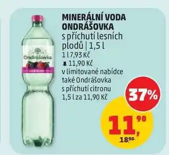 Minerální voda Ondrášovka s příchutí lesních plodů