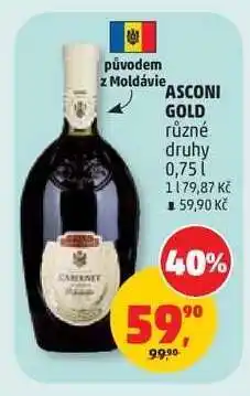 Penny Market ASCONI GOLD různé druhy nabídka