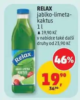 Penny Market RELAX jablko, limeta, kaktus 1 l nabídka