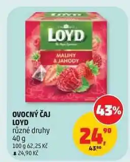 Penny Market OVOCNÝ ČAJ LOYD nabídka
