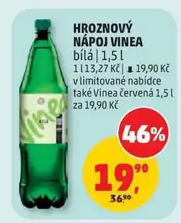 Penny Market Hroznový nápoj Vinea bílá 1,5 l nabídka