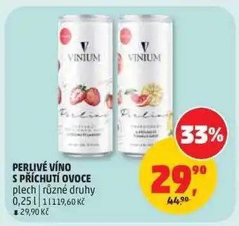 Penny Market Perlivé víno s příchutí ovoce nabídka