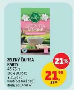 Penny Market ZELENÝ ČAJ TEA PARTY nabídka