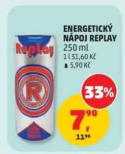 Penny Market ENERGETICKÝ NÁPOJ REPLAY nabídka