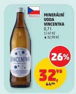 Penny Market MINERÁLNÍ VODA VINCENTKA nabídka