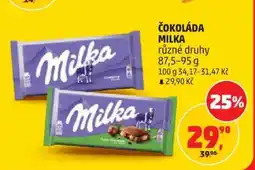 Penny Market ČOKOLÁDA MILKA nabídka