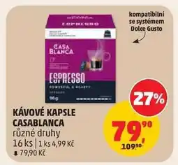Penny Market KÁVOVÉ KAPSLE CASABLANCA nabídka
