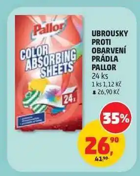 Penny Market UBROUSKY PROTI OBARVENÍ PRÁDLA PALLOR nabídka