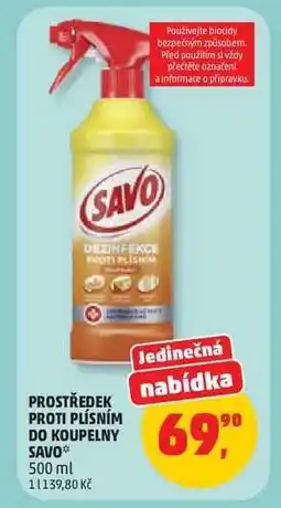 Penny Market PROSTŘEDEK PROTI PLÍSNÍM DO KOUPELNY SAVO nabídka