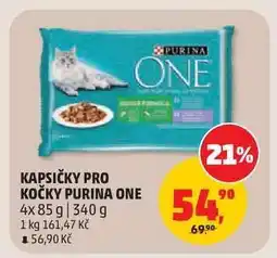 Penny Market KAPSIČKY PRO KOČKY PURINA ONE nabídka
