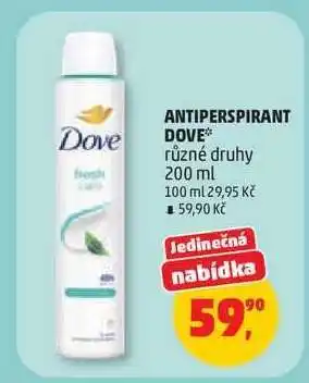 Penny Market ANTIPERSPIRANT DOVE nabídka