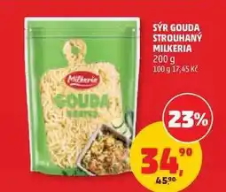 Penny Market Sýr Gouda Strouhaný Milkeria nabídka