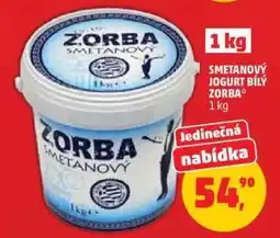 Penny Market Smetanový jogurt bílý ZORBA nabídka