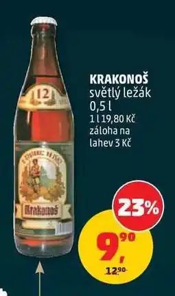 Penny Market KRAKONOŠ světlý ležák 0,5 l nabídka