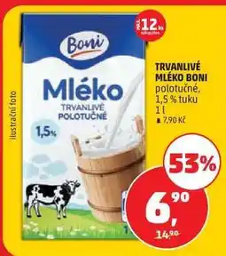 Penny Market TRVANLIVÉ MLÉKO BONI nabídka