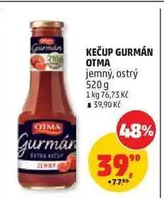 Penny Market KEČUP GURMÁN OTMA nabídka
