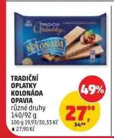 Penny Market TRADIČNÍ OPLATKY KOLONÁDA OPAVIA nabídka