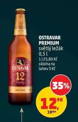 Penny Market Ostravar Premium světlý ležák 0.5 l nabídka