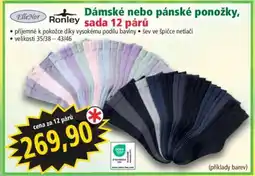 Norma Dámské nebo pánské ponožky, sada 12 párů nabídka