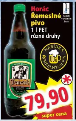 Norma Horác Řemeslné pivo nabídka