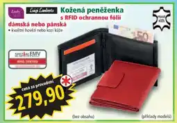 Norma Kožená peněženka s RFID ochrannou fólií nabídka