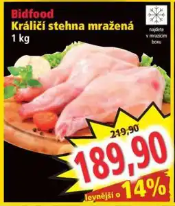 Norma Bidfood Králičí stehna mražená nabídka