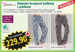 Norma Dámské krepové kalhoty s páskem nabídka