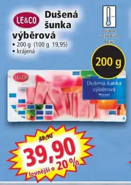 Norma Dušená šunka výběrová nabídka