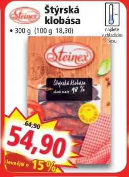 Norma Štýrská klobása nabídka