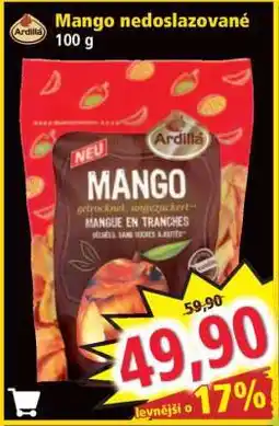 Norma Mango nedoslazované nabídka