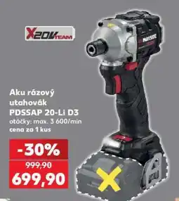 Kaufland Aku rázový utahovák PDSSAP 20-Li D3 nabídka