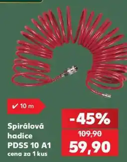 Kaufland Spirálová hadice PDSS 10 A1 nabídka