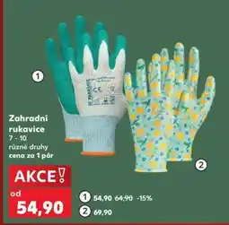 Kaufland Zahradní rukavice nabídka